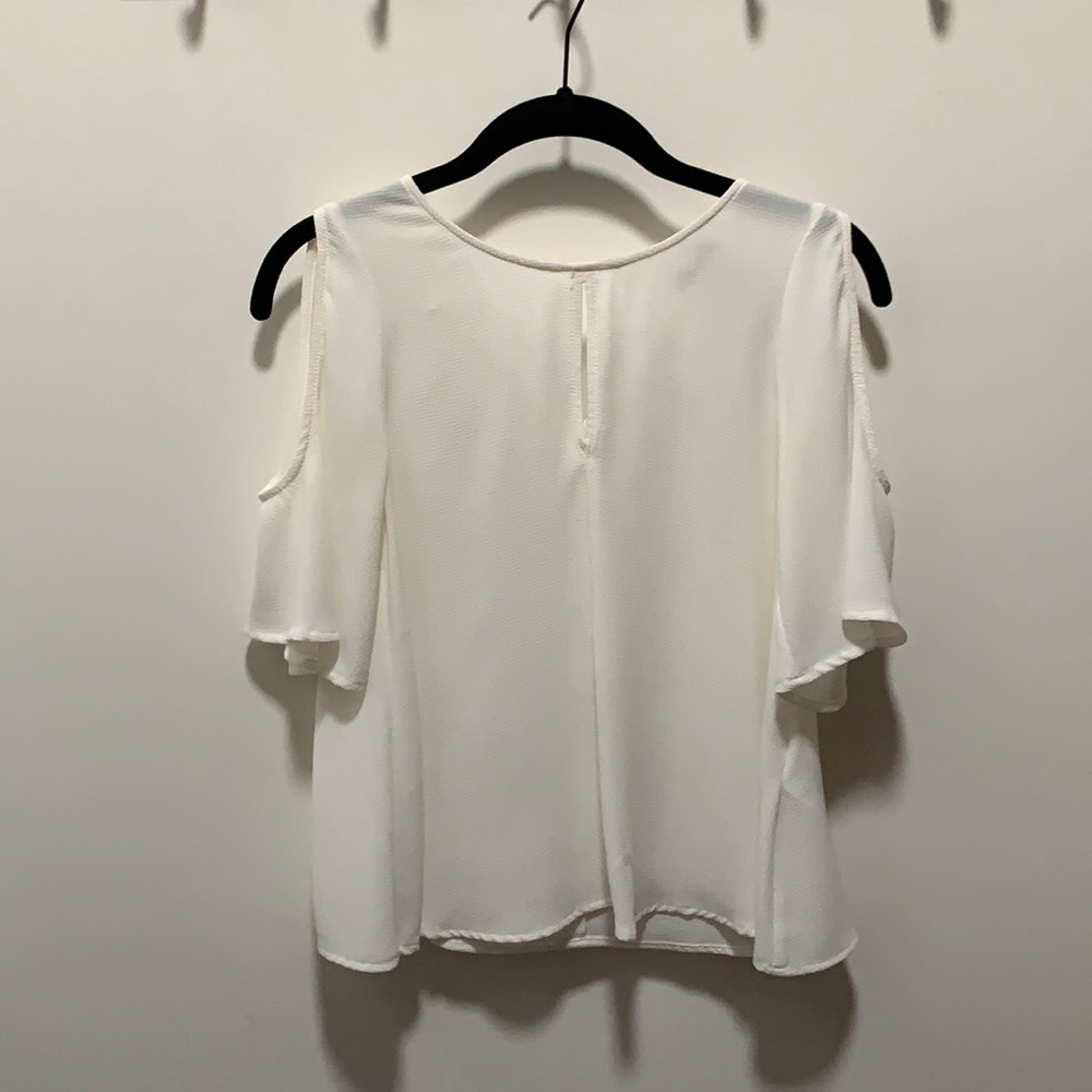 Top shop cold shoulder blouse